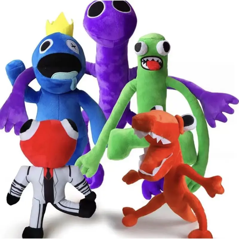 Juguetes de peluche Rainbowes Friends de 25-30cm, muñeco de peluche de monstruo de animación, juguetes de marioneta de dibujos animados para niños, regalos de Navidad