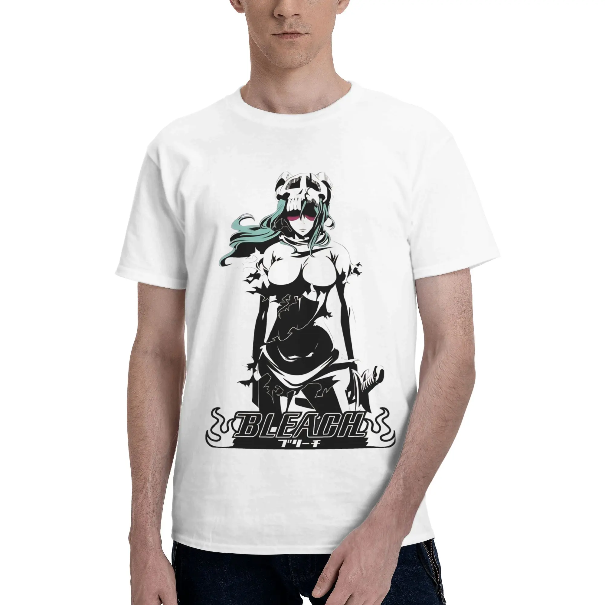 Anime Desert Queen Herren T-Shirt Kleidung Bleach Neuheit T-Shirts Kurzarm Fugees Baumwolle