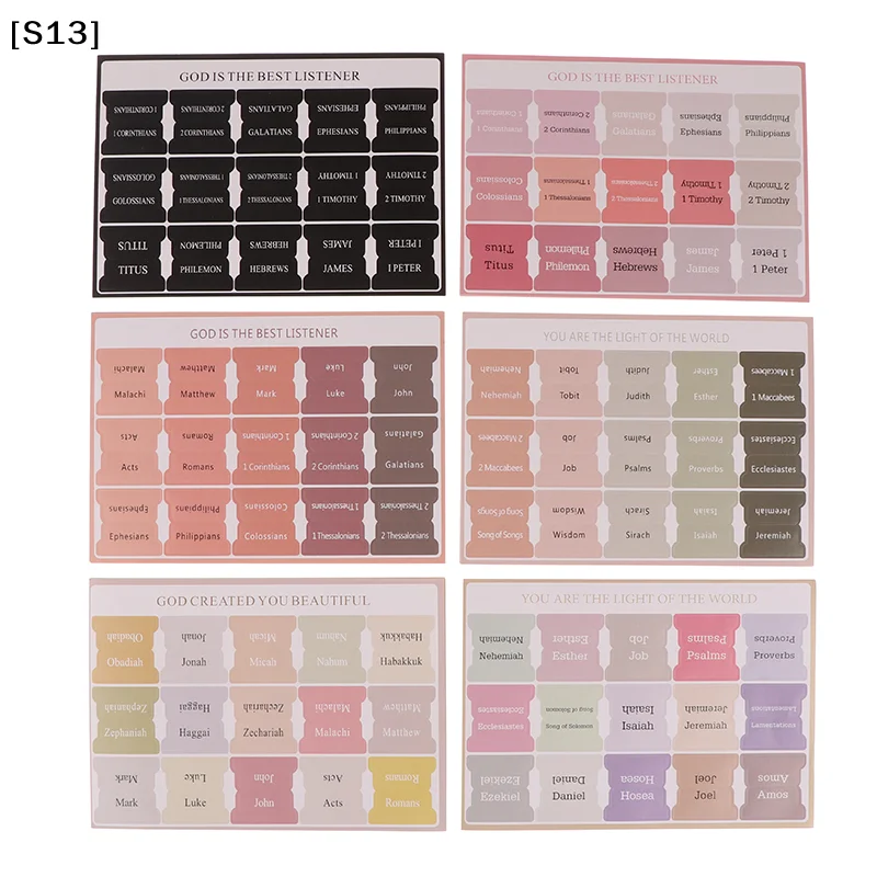 

Mr. Pen- Bible Tabs 5 Tabs Boho Theme Laminated Bible Tabs For Women And Men Bible Tabs For Study Bible Bible Index Tabs[S13]