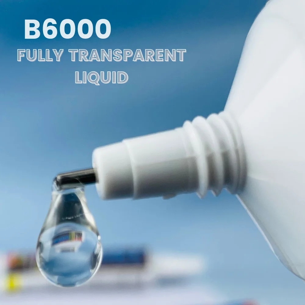 B6000 Trasparente Copertura Della Batteria Del Telefono Mobile Adesivo Incollaggio FAI DA TE Riparazione Tessuto Scarpe di Stoffa Vestito Colla Forniture Per Ufficio 15/50/110ML