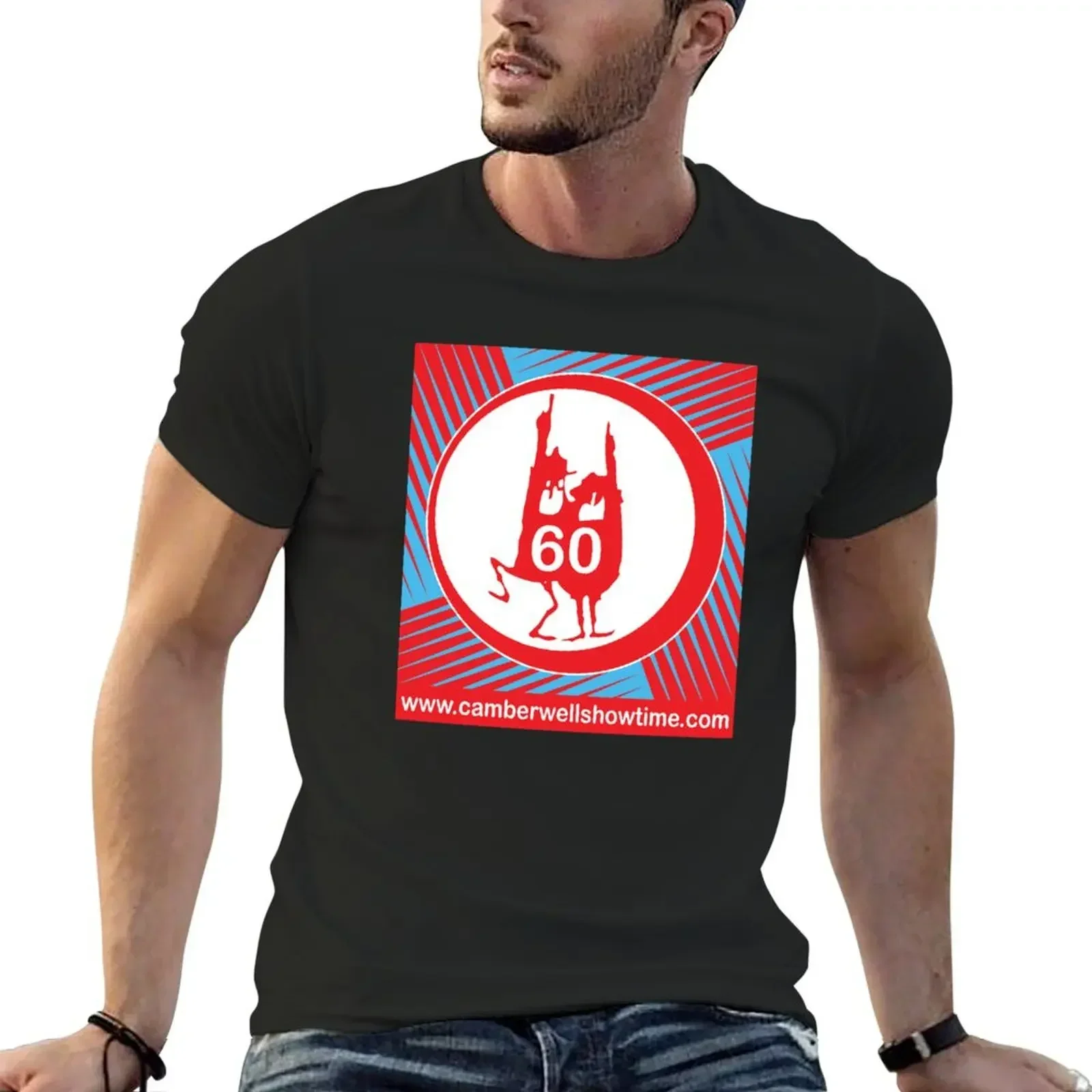 Camberwell Showtime - 60 Years T-Shirt vintage anime shirt man t shirt graphic tee shirt sublime black t shirts for men