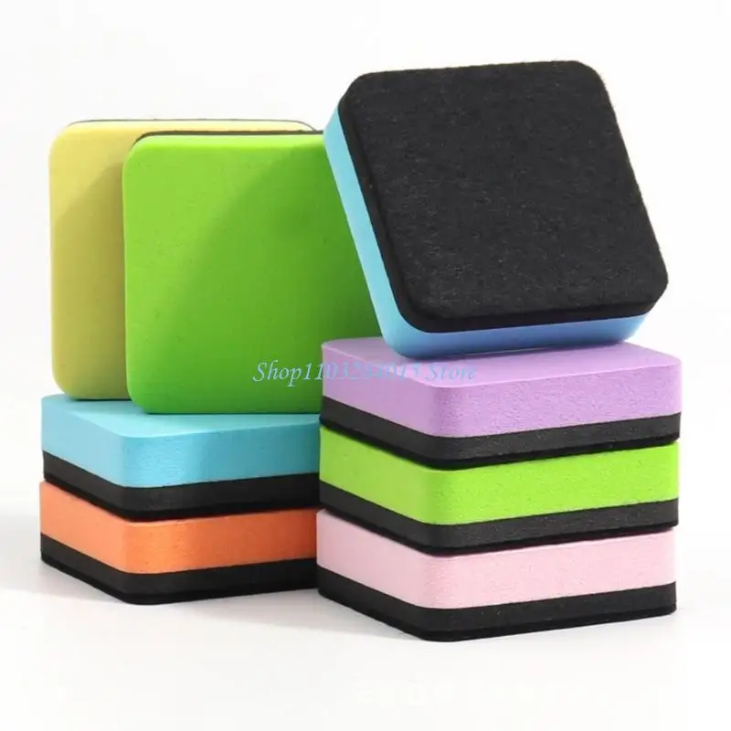 R6FF 24/48 Chiếc Khăn Lau Bảng Trắng Tẩy Bảng Trắng Tẩy Khô Nhiều Màu Sắc