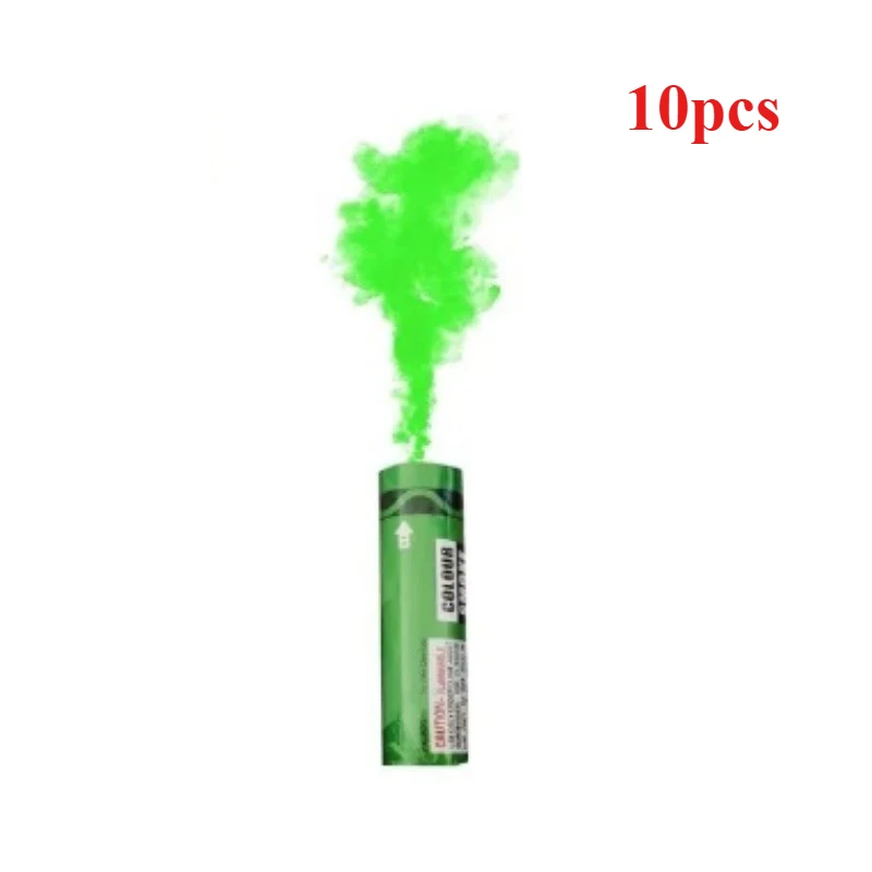 3/5/10pcs Colorful Smokes Fog Handheld Smoke Tube Wedding Creativity Smoke-Stick Atmosphere Prop Party Decor Photography Use image 3