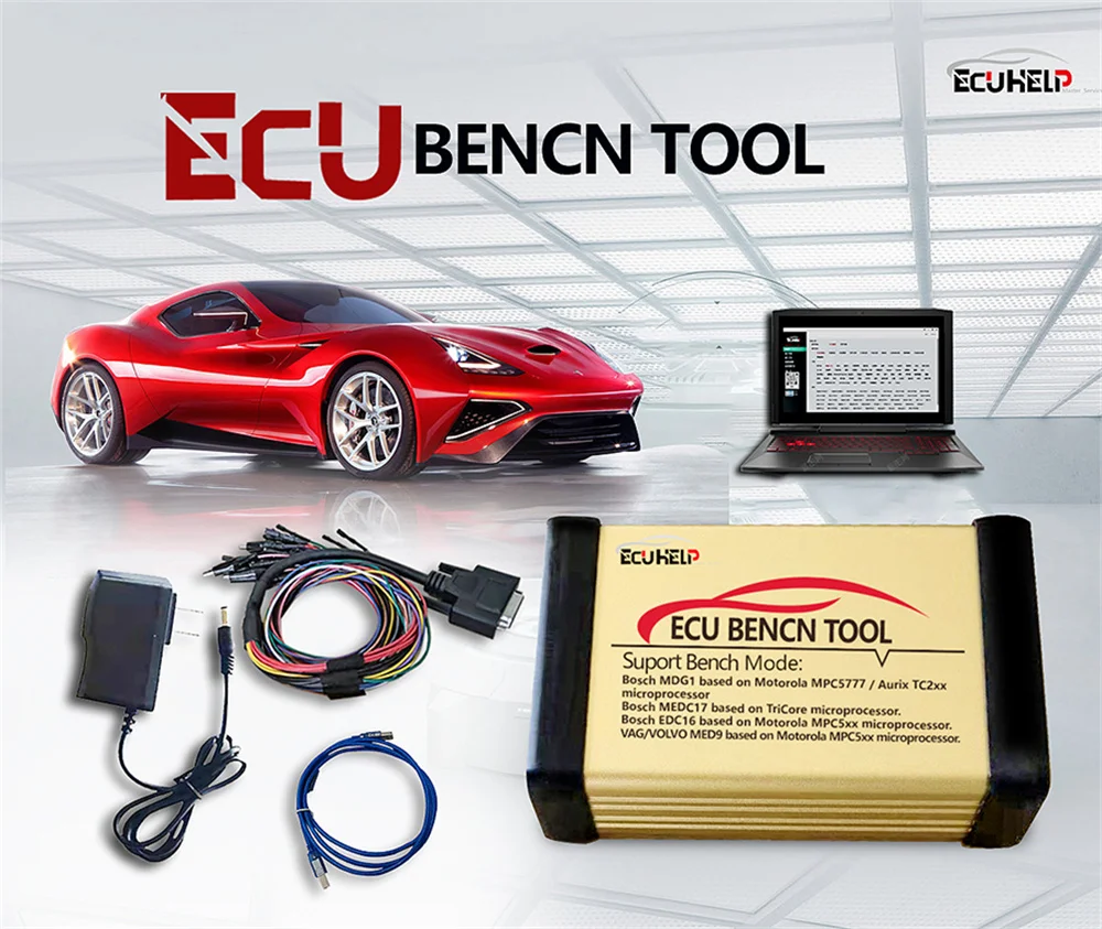 

2023 ECUHelp ECU BENCH TOOL ECU Programmer Full Version Support MDG1/ MEDC17/ EDC16/ MED9