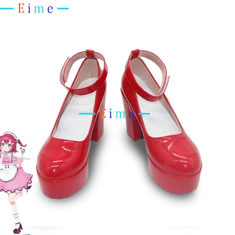 

Uehara Ayumu Cosplay Shoes Lovelive AiScReam Cosplay Prop PU Leather Shoes Halloween Carnival Boots Custom Made