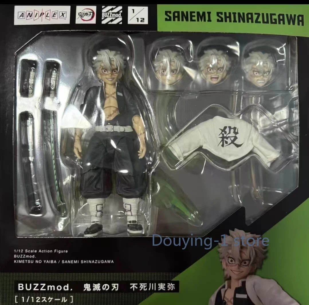 

In Stock Buzzmod Demon Slayer Wind Pillar Immortal Kawa Shiya ANIPLEX Action Figure,Collection Model Gift