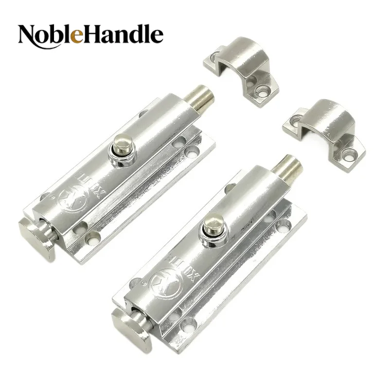 Zinc Alloy Button Type Automatic Spring Bolt Lock Xinte MS406 Wardrobe Door Latch Switch Cabinet Open Bolt Hardware Accessory
