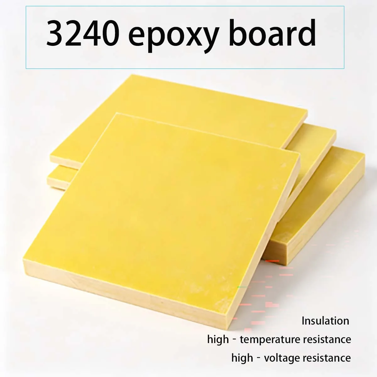 FR‑4 Fiberglass Epoxy Sheet, 3240 Electrical Insulation Laminate Board, High Temperature Resistant Resin Plate Cut‑to‑Size