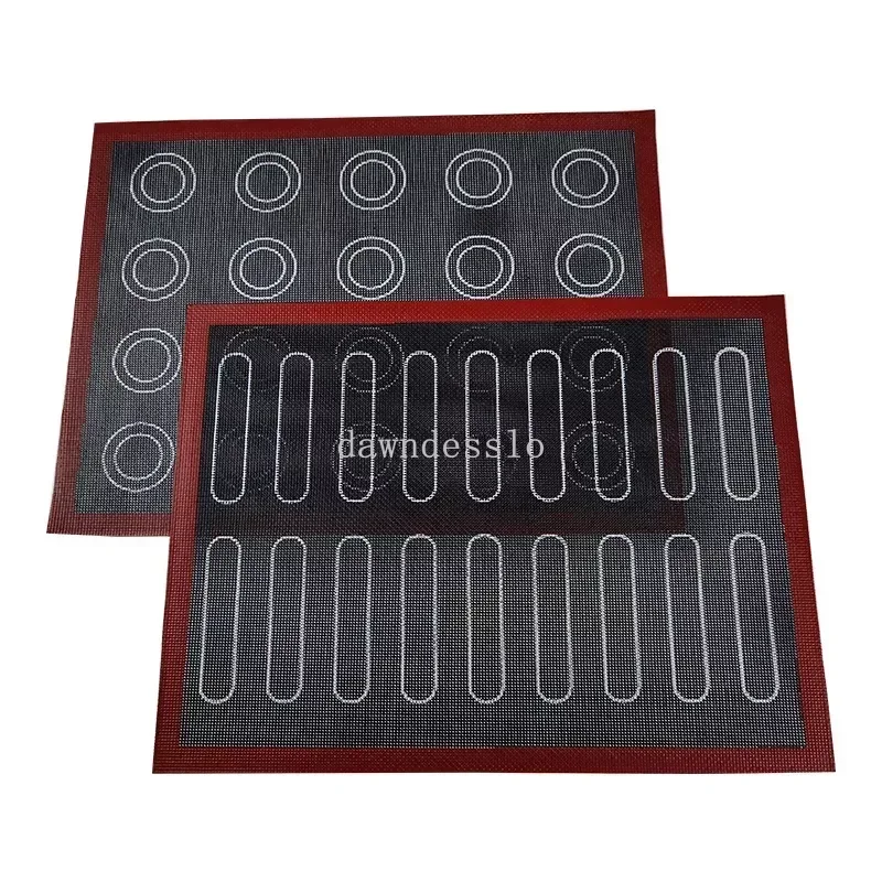 Geperforeerde Siliconen Bakken Mat Non-stick Oven Sheet Liner Bakkerij Gereedschap Gebak Macaron Pad Voor Cookies Keuken Bakvormen Accessoire