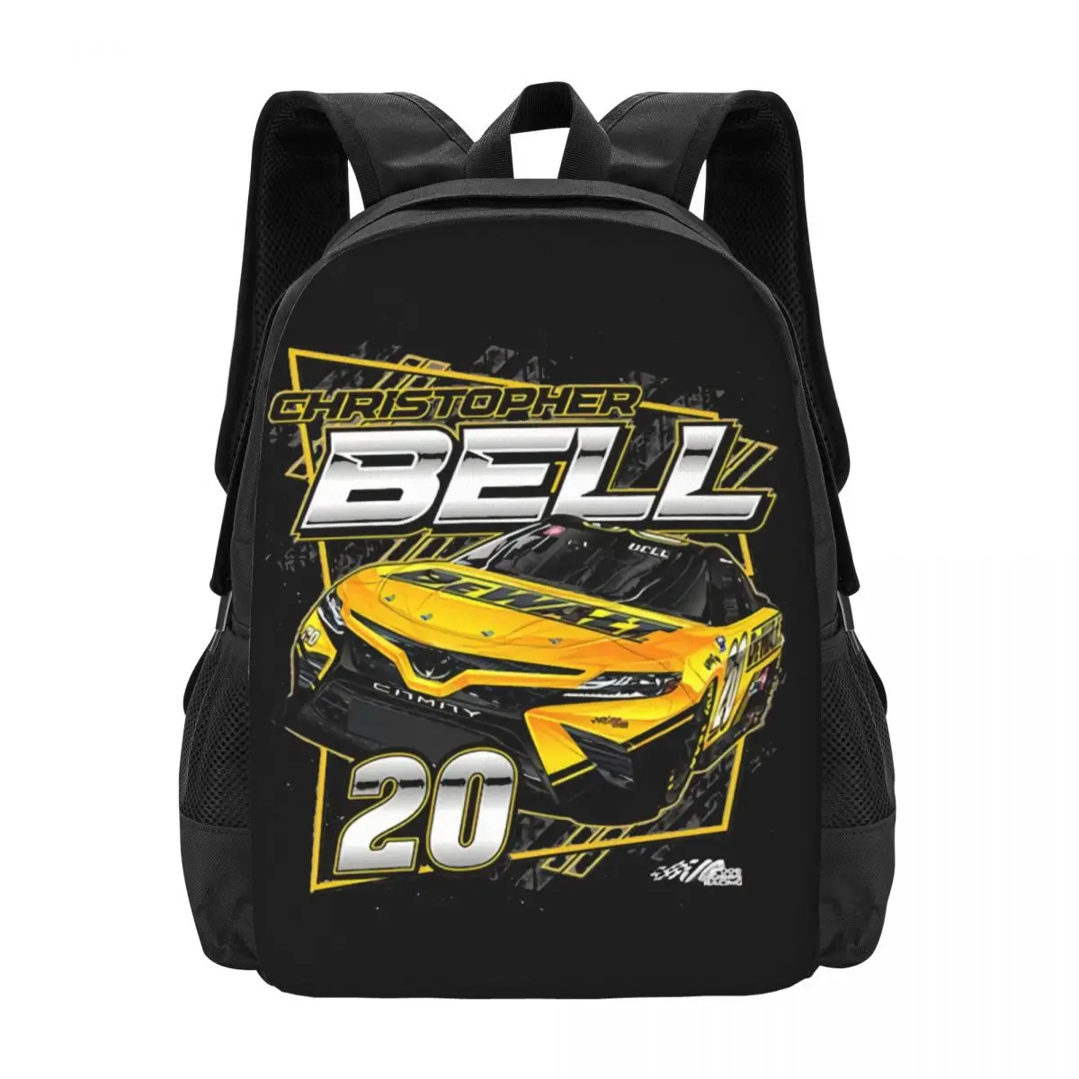 Christopher Bell 20 Travel Laptop Backpack, Business College School Computer Bag Gift for Men & Women