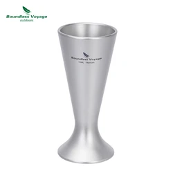 Boundless Voyage Titanium Wijnbeker Mini Shot Sherry Glazen Beker Witte Wijnbeker Mok 15ml