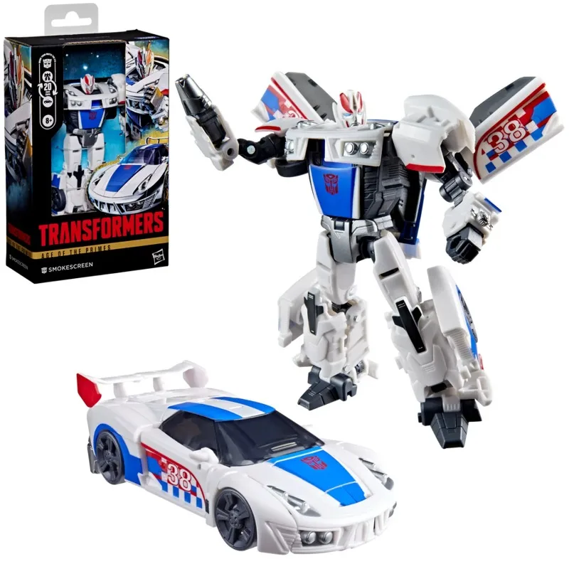 Hasbro Transformers Age of The Primes Cliffjumper Smokescreen Powerglide Swerve Deluxe Autobot Convertible Action Figures Set view 4