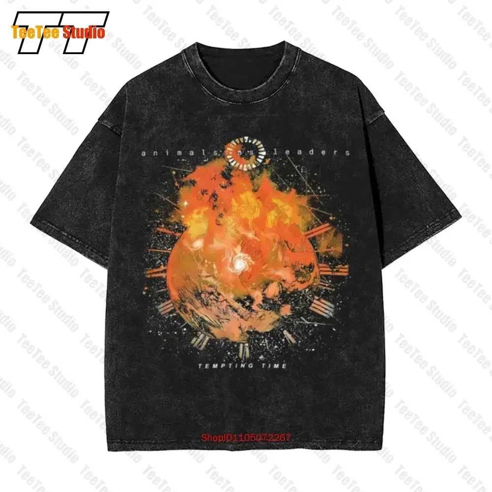 Animals As Leaders Tour Vintage Oversized T-Shirt Tempting Time Mens  Concert Pickup 6R0R