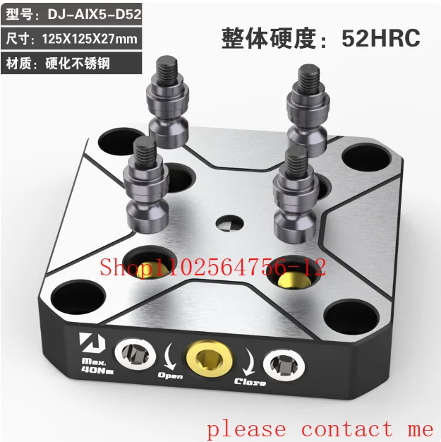 DJ-AIX5-D/96/52/96 Accurate Plywood 4-axis globe vise L block bridge plate