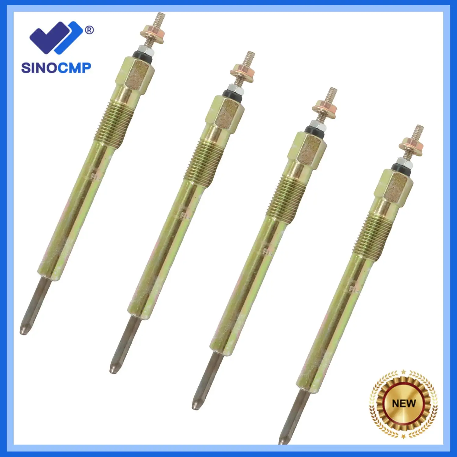 

4pcs 4JB1 Plug Glows set For NQR NKR NHR Pickup Mustang Bobcat Skid Steer Loader Sumitomo Kobelco SK60 Excavator 8-94133-759-9
