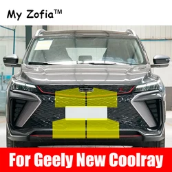 For Geely Coolray 2023 2024 2025 Car Accessories Middle Insect Screening Mesh Cover Front Grille Insert Net Anti-mosquito Dust