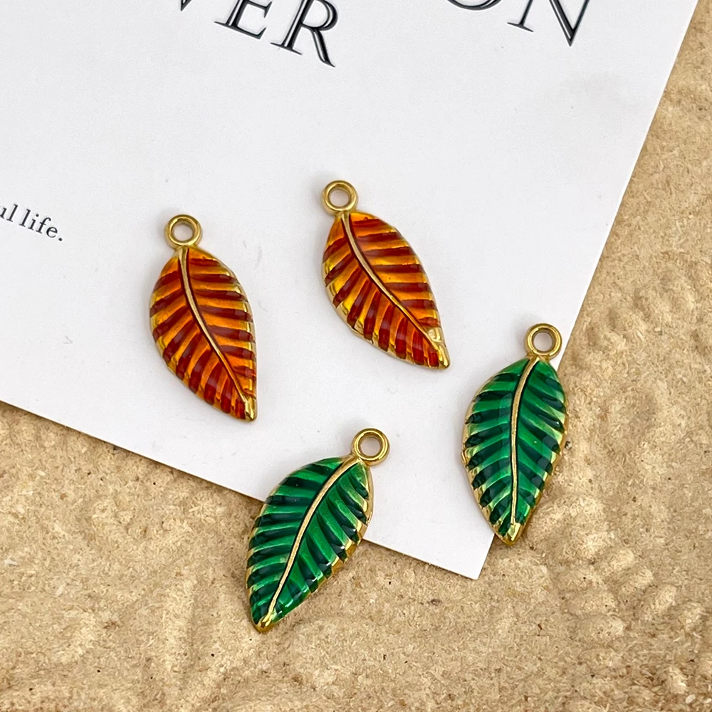 

Сердечный дизайн 40 шт. 11*24 мм кулон из нержавеющей стали/форма листа/подвески для серег/ювелирных аксессуаров/ручная работа # 195680