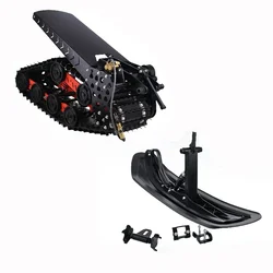 Snowmobile Tracks Wheel for 250CC Pit Bike Dirt Bike Snowmobile Track Kit Assembly and Rear Wheel Rear Track for Go Kart UTV ATV