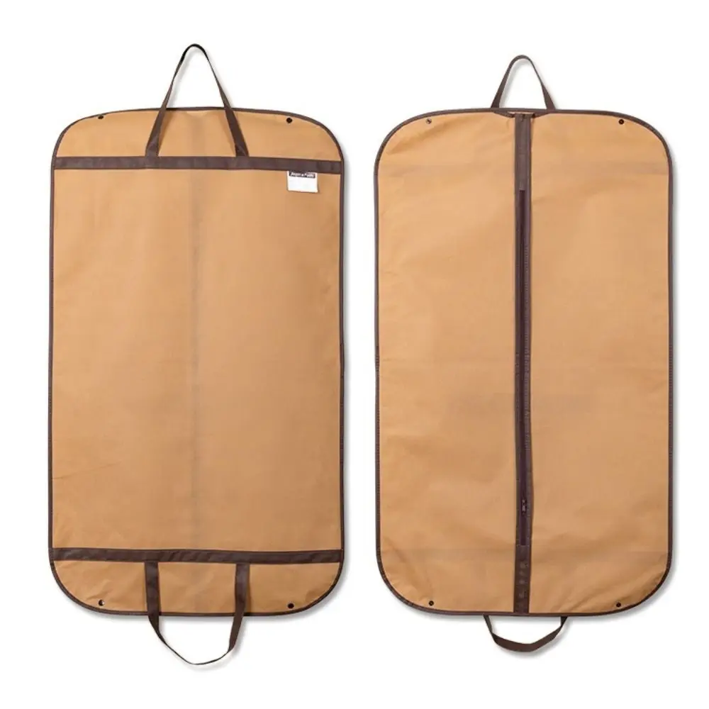 New Foldable Garment Bag Portable Solid Color Clothing Dustproof Cover Non-woven Dress Jacket Protective Cover