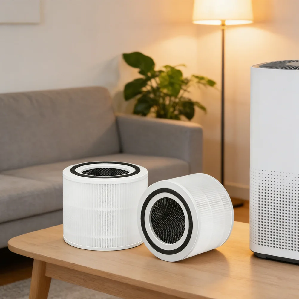 

Комплект из 2 фильтров для очистителя воздуха Core 300-RF, эффективность фильтрации 99,97%, белый цвет, совместимая конструкция, с активированным углем