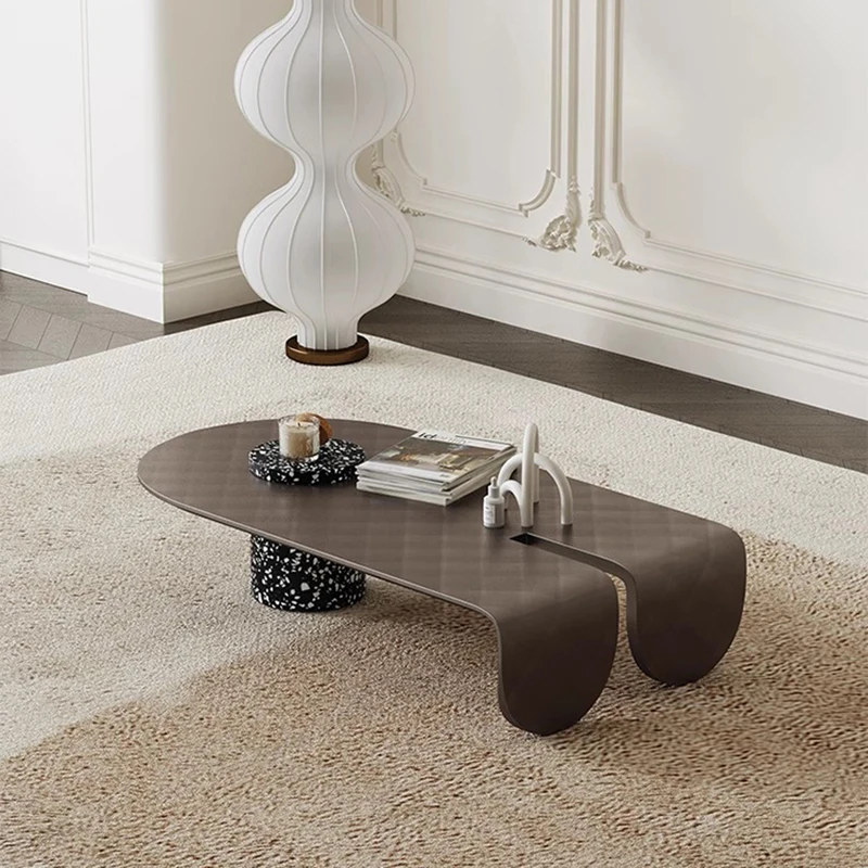 

Modern Wood Coffee Table Luxury Living Room Decoration Nordic Coffee Table Aesthetic Simple Unique Meubles Postmodern Furniture