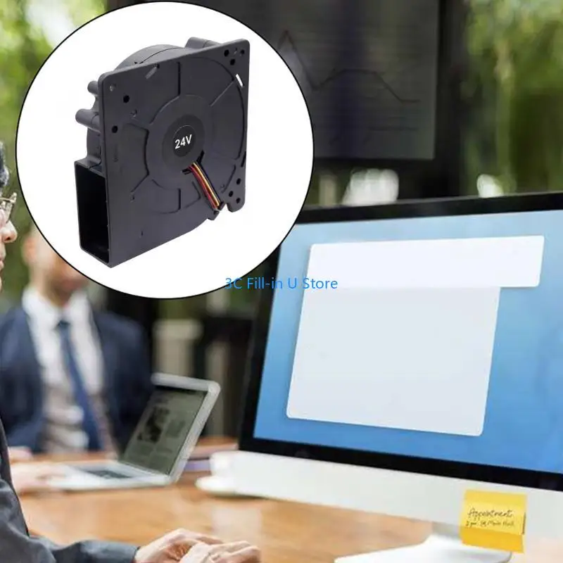 G8ta kuat 24v 4pin dualball bearing fan blower dc24v untuk printer bambu lab p1p