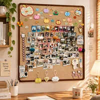 Multifunctional Felt Display Board No-drill Design Photo Display Board Message Board for Photo Toy Storage, Wall Decoration