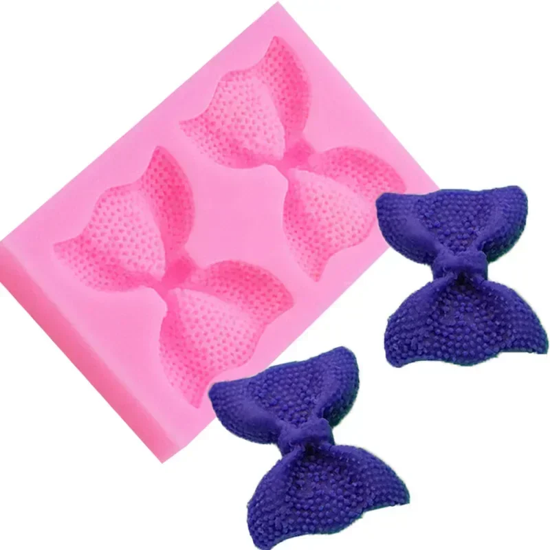 Handmade Bowknot Shape Design Creative Silicone Mold DIY Imperial Crown Art Decorations Mould Decorating Craft Accessories
