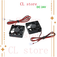 2pcs ET4 24V 4010 Cooling Fan 40*40*10mm 2pin Terminal for Anet ET4 ET4X ET4PRO 3D Printer Extruder Hotend parts