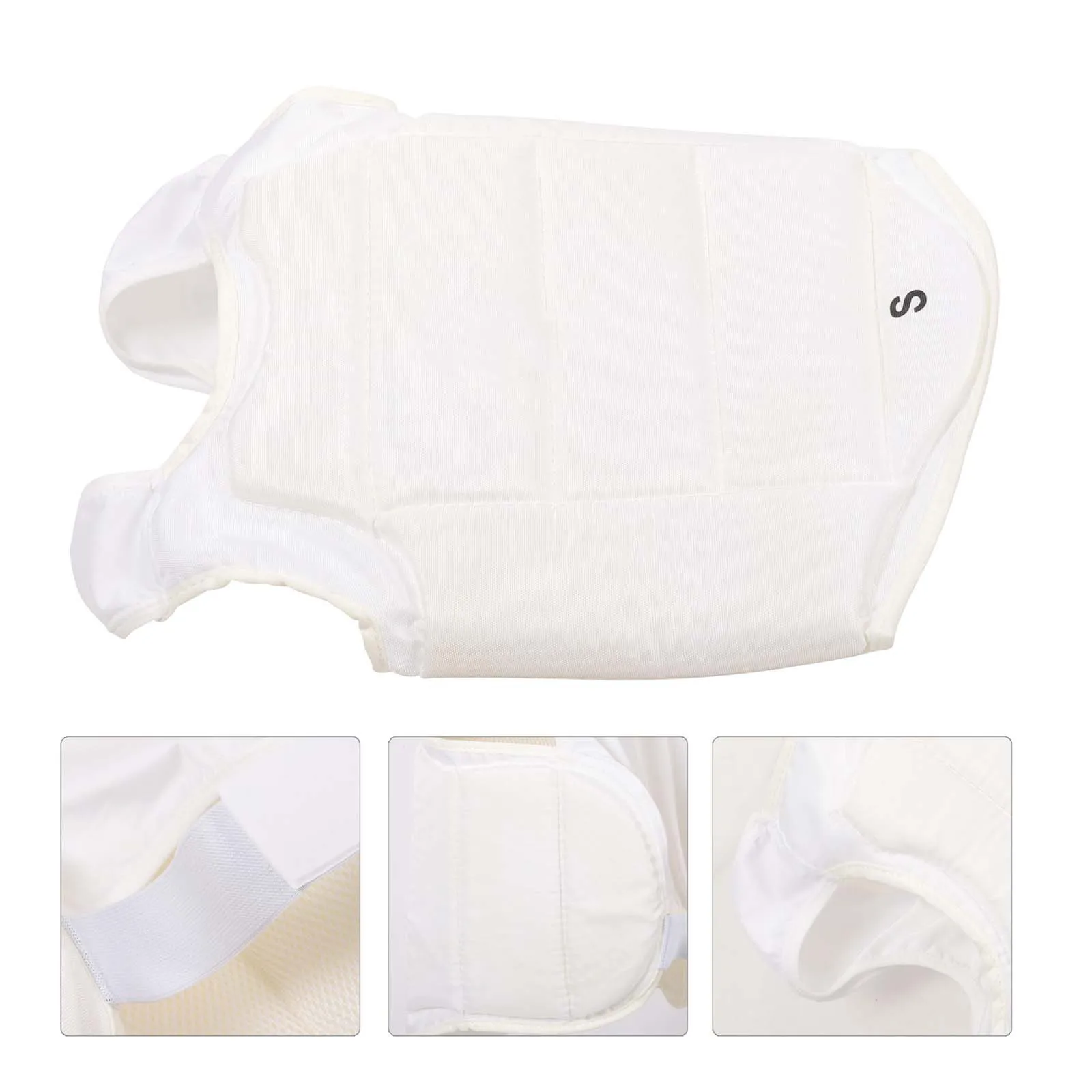 مادة إسفنجية لحماية الصدر من التايكوندو، تصميم مريح متين ومقاوم للاهتراء وخفيف الوزن للملاكمة في الهواء الطلق