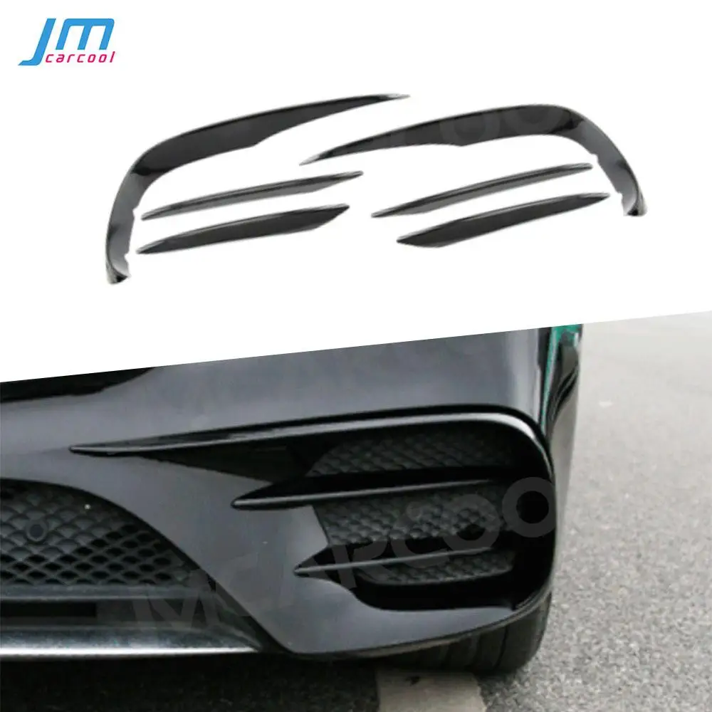 

ABS Front Bumper Fender Lip Fog Lamp Cover For Mercedes Benz E Class C238 E200 E300 E400 E500 E53 E63 Coupe 2 Door 2017-2019