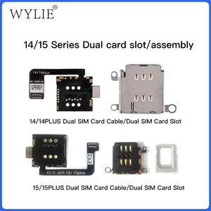 Bilashmart WYLIE 14 14PRO/max 15 15PLUS esim to sim no punching required dual card cable built in card tray