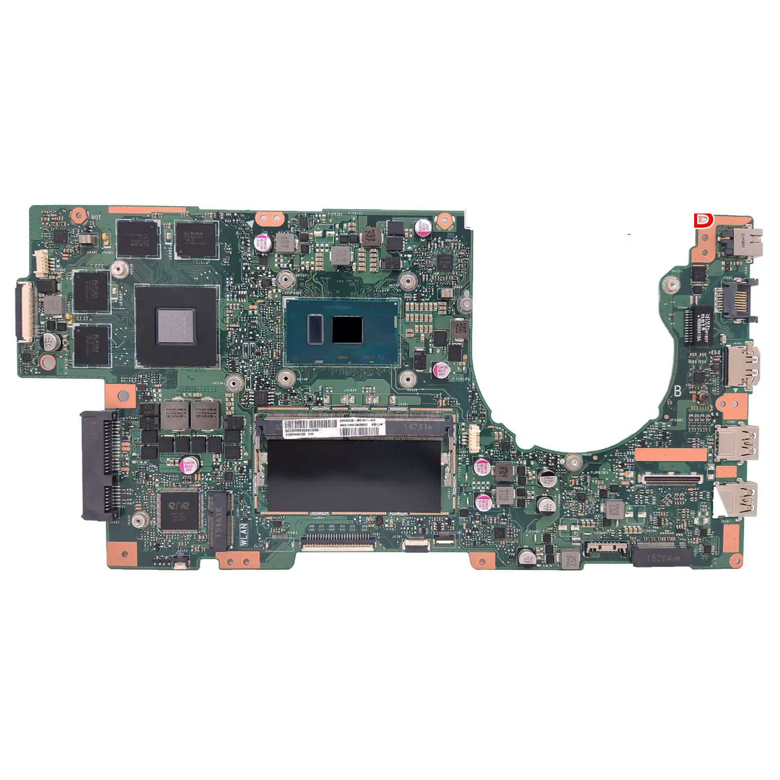 Материнская плата K501UW для ASUS K501UX K501UB K501UQ K501UXM, материнская плата для ноутбука i3 i5 i7-6th Gen CPU GTX950M/960M, 4 ГБ/8 ГБ ОЗУ, протестировано