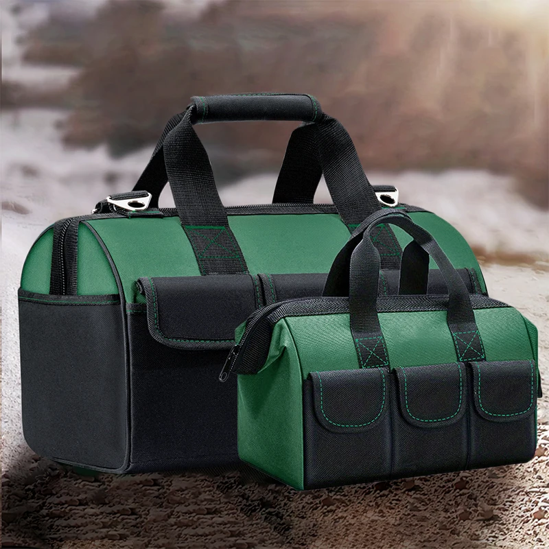 Multifunctional Electrician Tool Bag Durable Oxford Cloth Thickened Carpentry ToolKit Set Multi-Pocket Maintenance Storage Bag