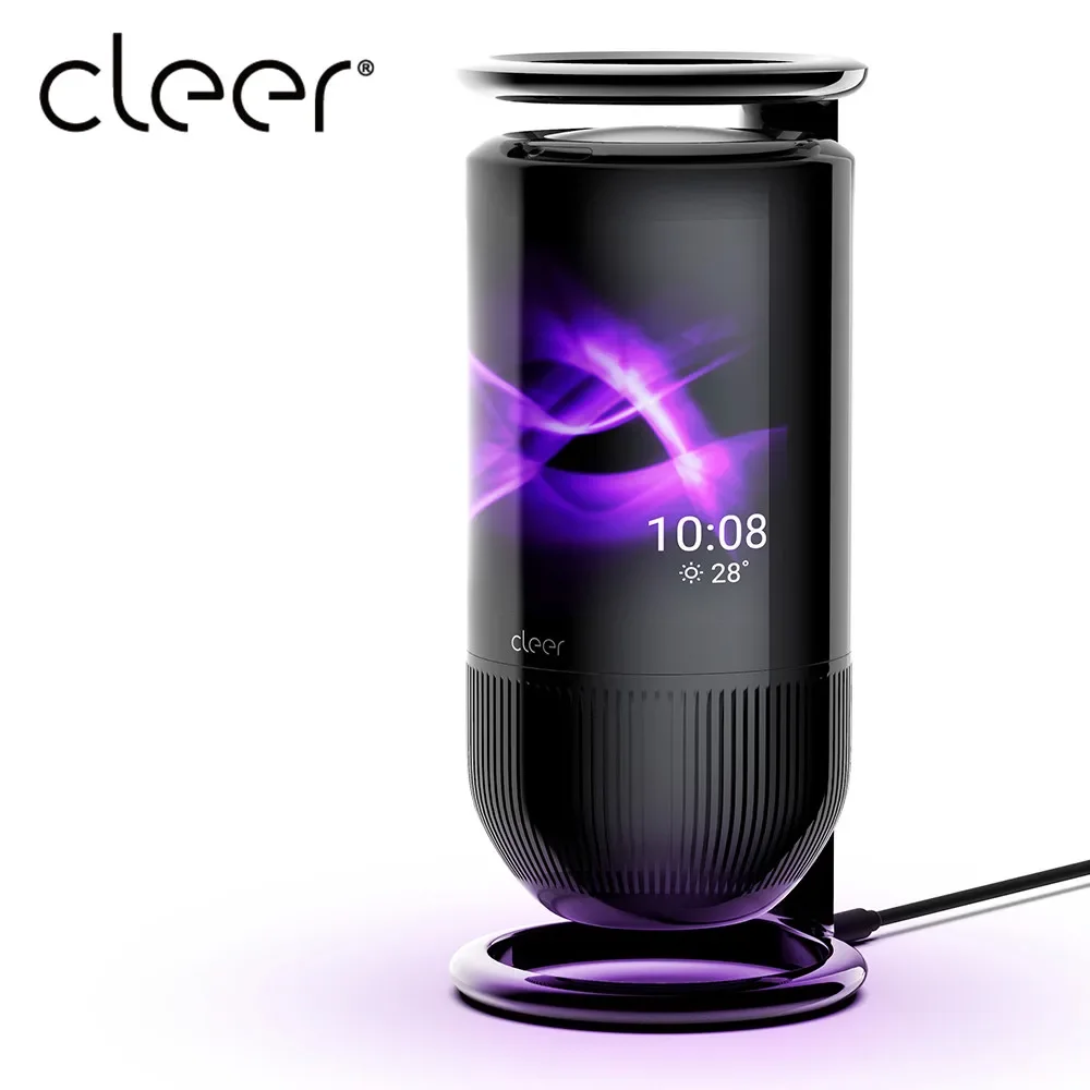 

Curved Display Screen Intelligent Voice Control Speaker Surrounded Stereo Wireless Wifi Smart Alexa Speaker