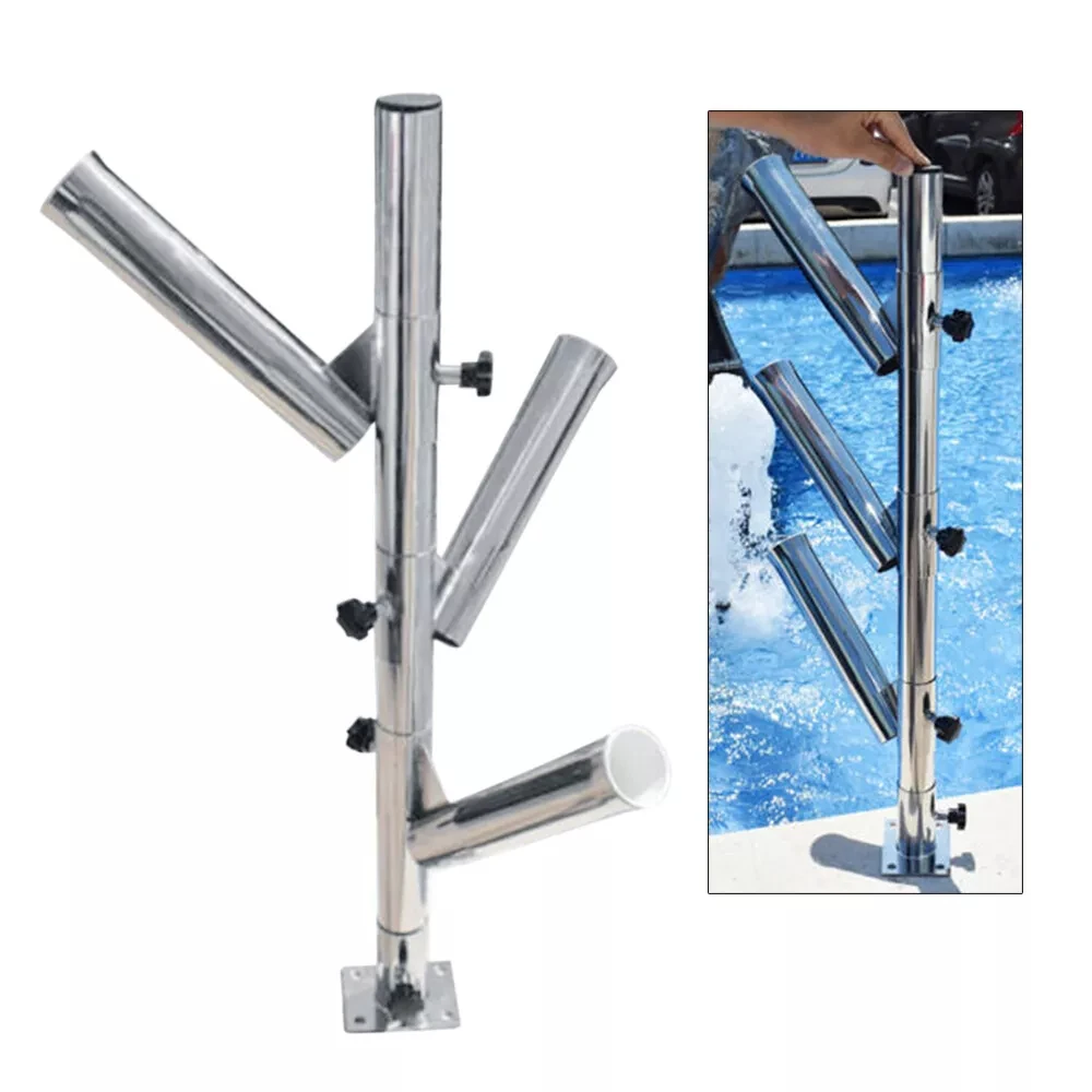 

Stainless steel marine rod holders - durable, adjustable and great for boats and yachts!