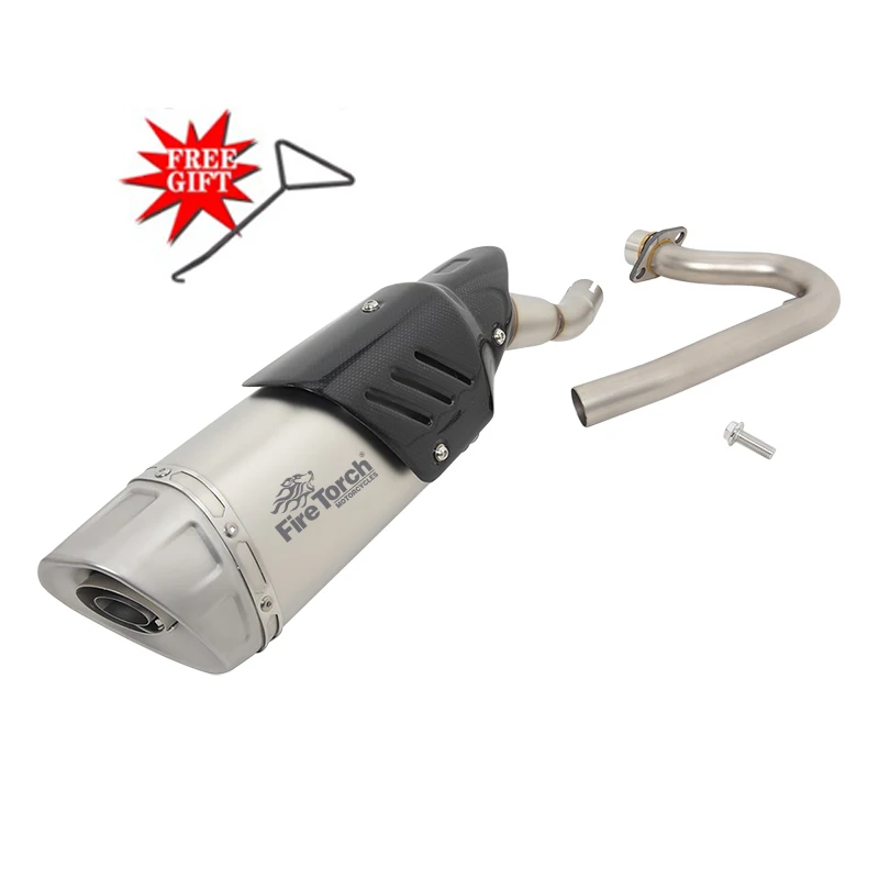 Slip Op Voor Italjet Dragster 200 125 Motorfiets Uitlaat Front Link Pijp Uitlaat Motocross Espace Voor Italjet Dragster 200 125