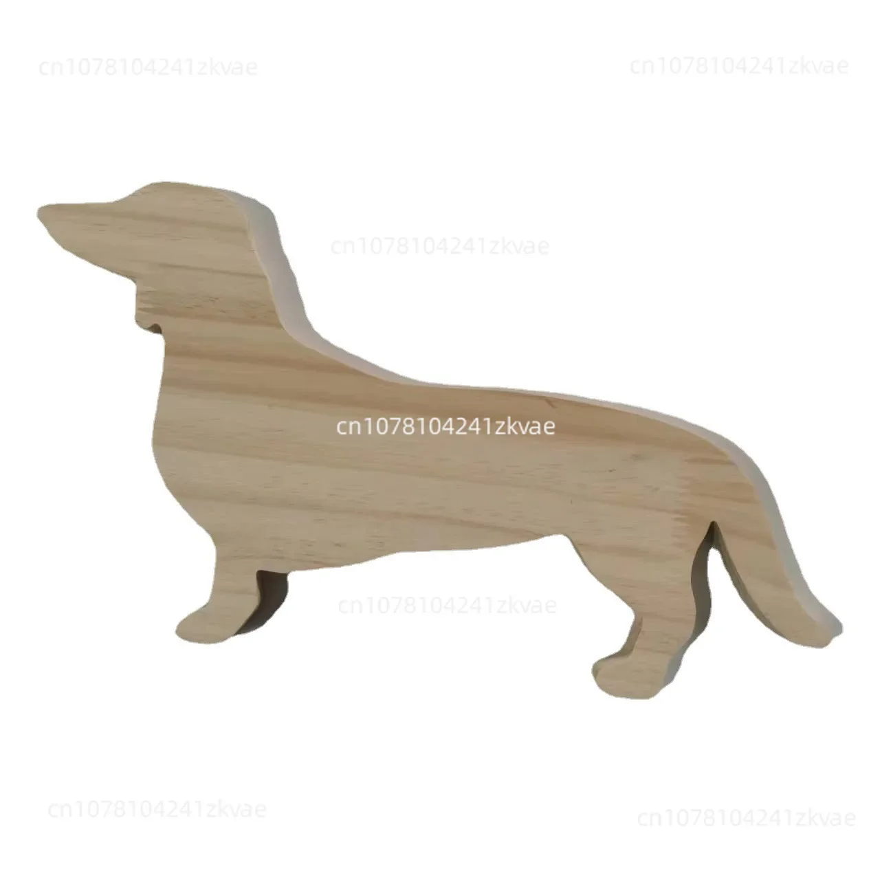 Dachshund Dog Dining Plate Wooden Decorative Tray