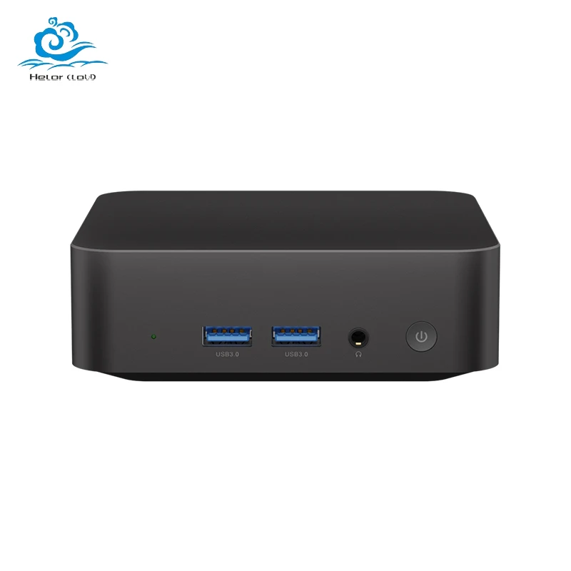 PC Mini portabel prosesor Inter Gen 12 N100 dengan 2xHDMI 1xFull funtion TYPE-C 2xUSB3.0 2xUSB2.0 mendukung komputer Win10 Linux