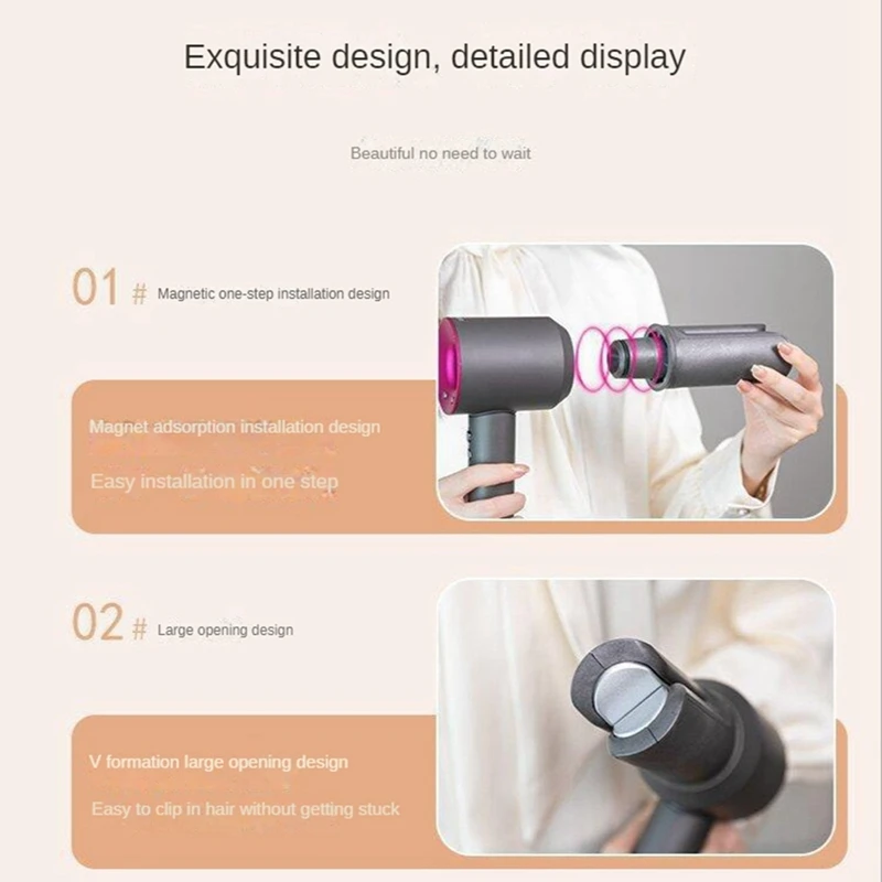 لدايسون HD01/HD02/HD03/HD04/HD08/HD15 مجفف شعر مستقيم الشعر فوهة مستقيم مجلس كليب استقامة أدوات التصميم أجزاء