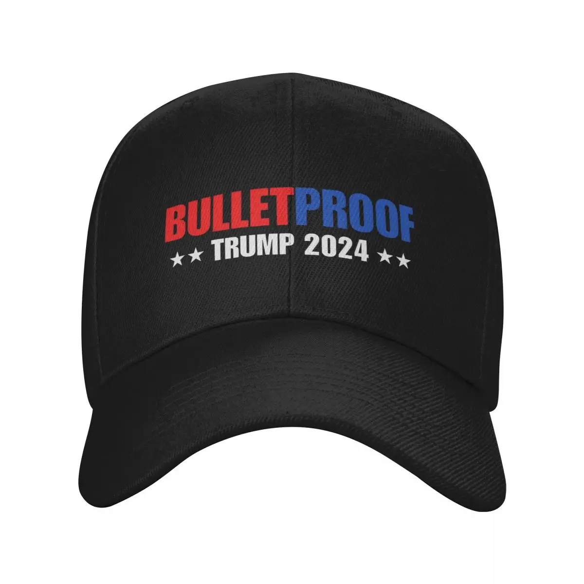 Bulletproof Trump 2024 Fight Outfit Unisex Baseball Caps Shooting Dad Hat Retro Travel Wear Adjustable Sun Cap