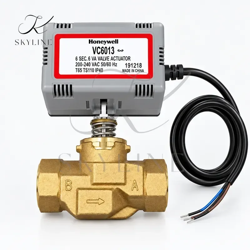 For Honeywell Fan Coil Electric Valve VC6013 Electric Two Way Valve DN20 Valve Body