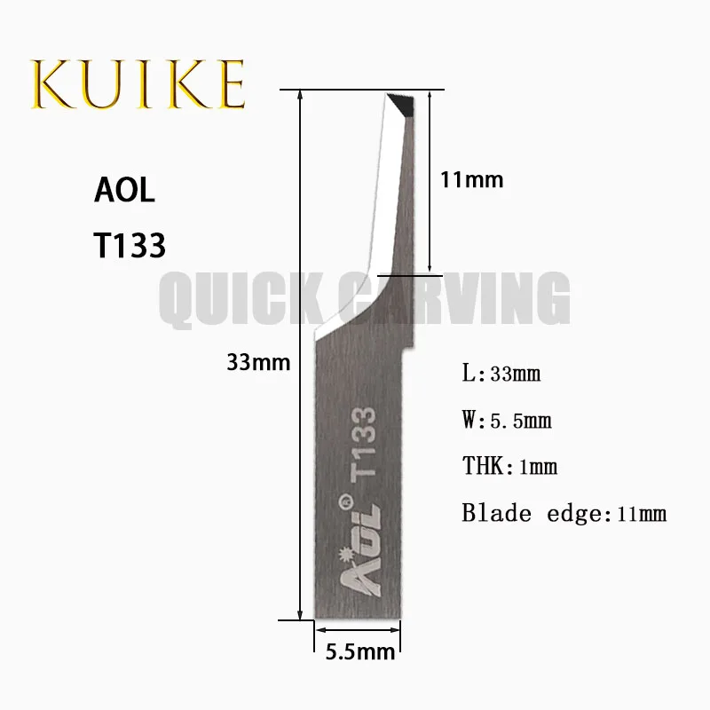 10 pz AOL T142 T033 T038 T131 T133 T138 lama oscillante macchina da taglio vibrante utensile coltello da taglio in carburo di tungsteno
