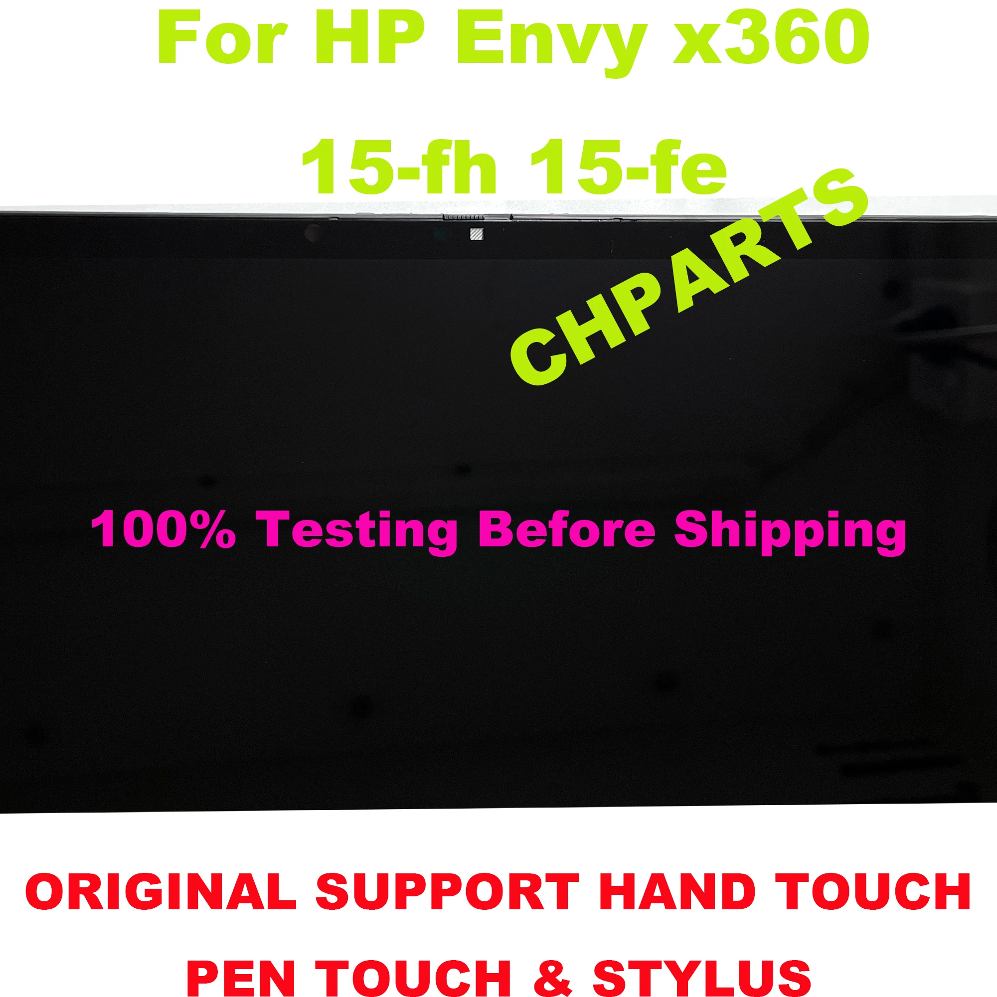 Imagem -05 - Lcd Touch Screen Digitador Conjunto de Exibição Painel Fhd Apto para hp Envy X360 15-fh 15-fe em 1