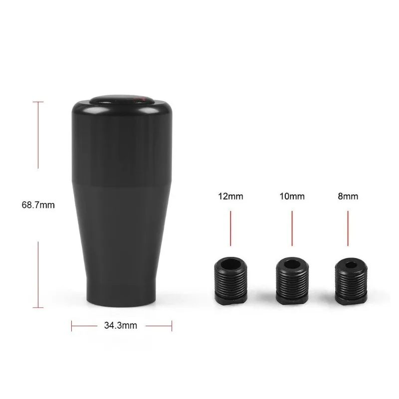 Zza لسباق 70 مللي متر 5 سرعة مقبض ناقل حركة السيارة ل M8 M10 M12 رافعة تحول مقبض مستوى التروس رأس التحول #4