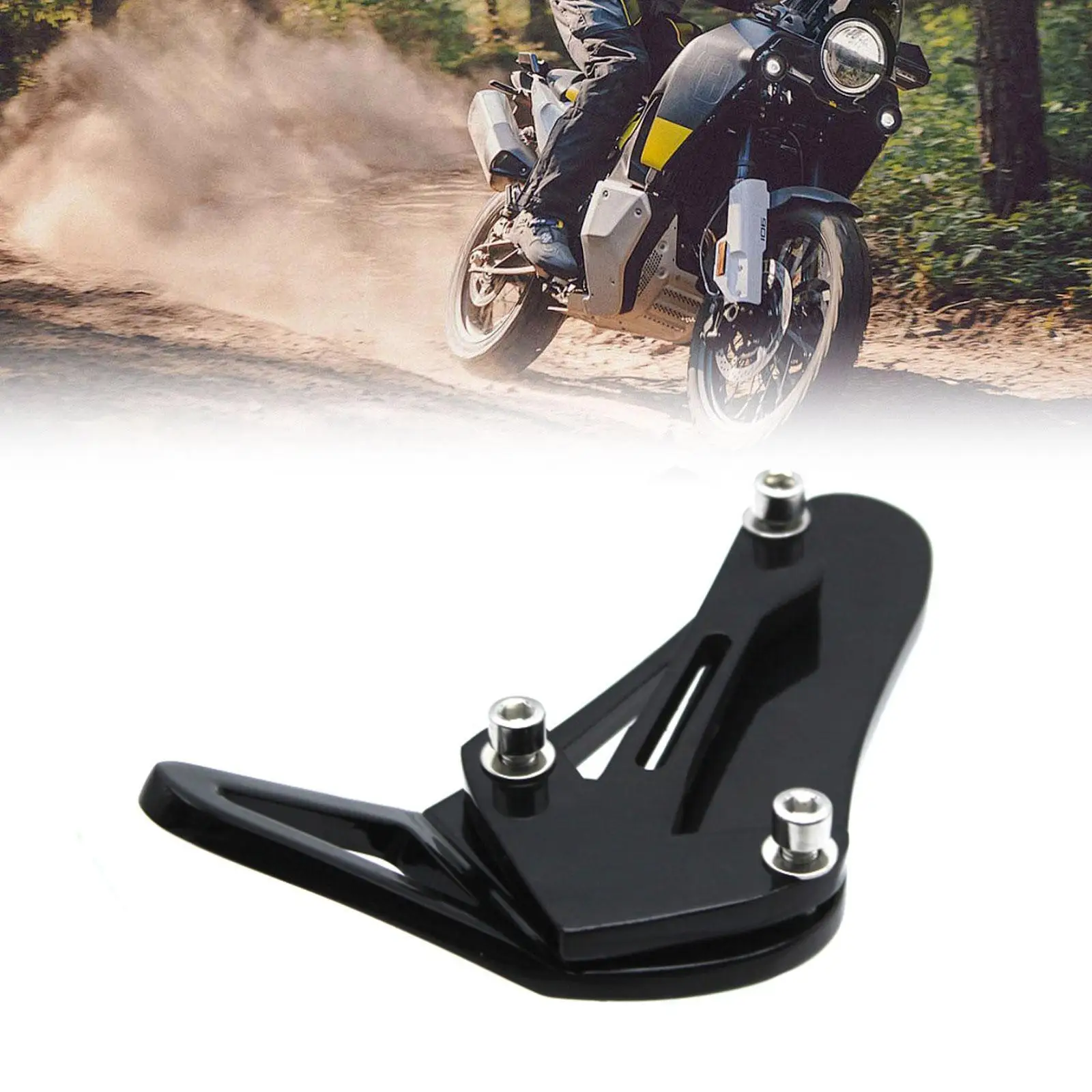 Motorcycle Kickstand Pad Anti Slip Metal Outdoor Parking Motorcycle Accessory Side Stand Pad Enlarger for R18 Classic