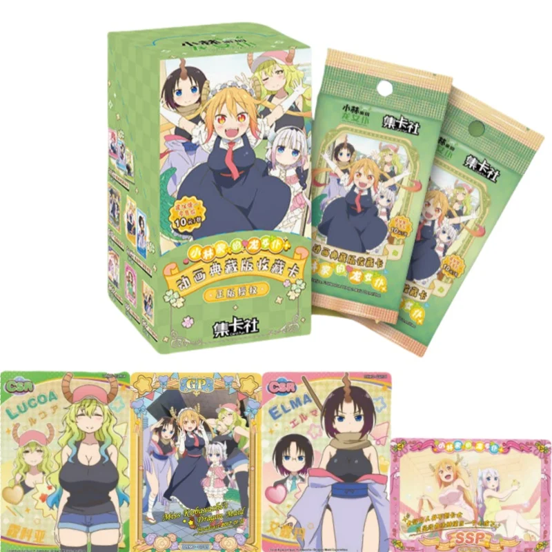 

Genuine Miss Kobayashi's Dragon Maid Card Comic Character Miss Kobayashi Thor Connor Thor Collection Card Toy Gift Original box
