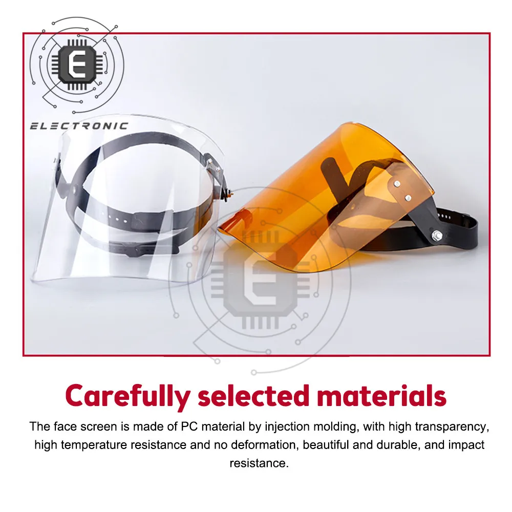 Maschera New Head Cover Eye Screen Full Face Shield Cover protettiva antivento utensili da cucina maschera trasparente