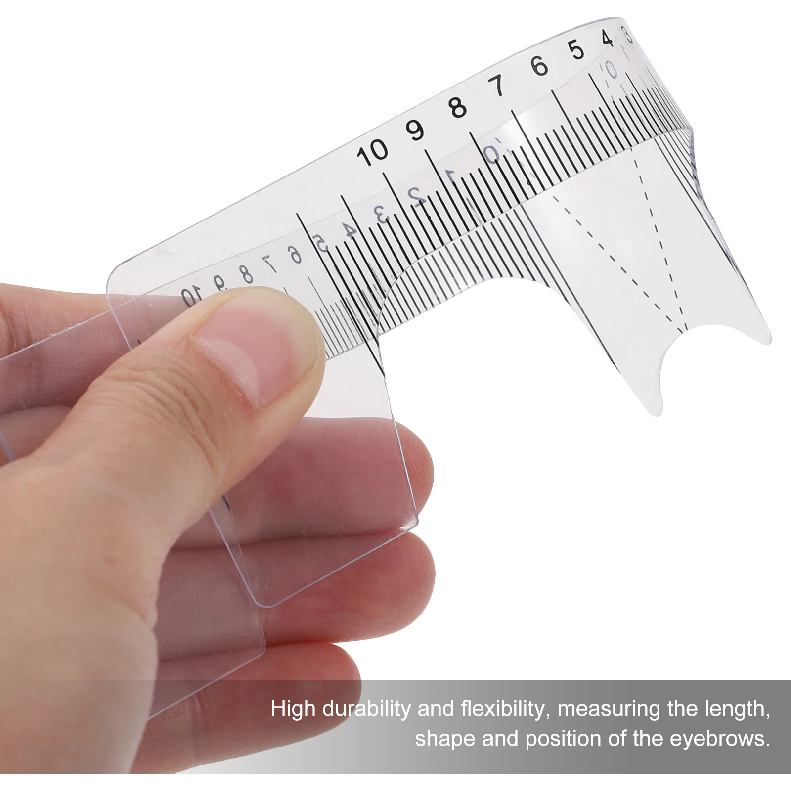 

10pcs Eyebrow Ruler Set Flexible Durable Design For Symmetrical Brows Beauty Nose Bridge Measuring Tool Face Shape Positioning