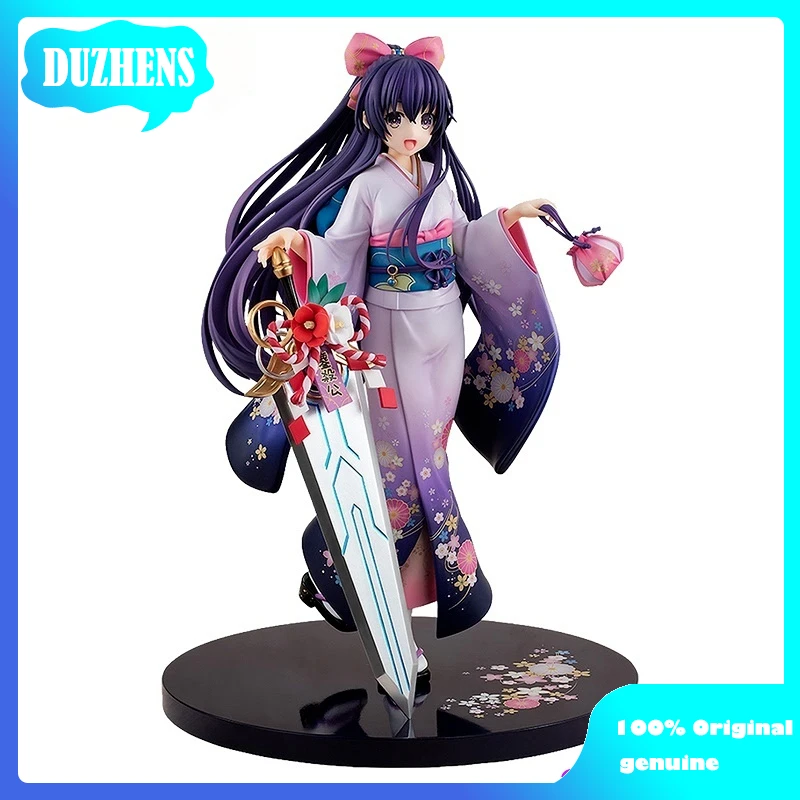 100% Original:Anime DATE A LIVE Yatogami Tohka kimono 23cm Action Figure Anime Figure Model Toys Figure Collection Doll Gift